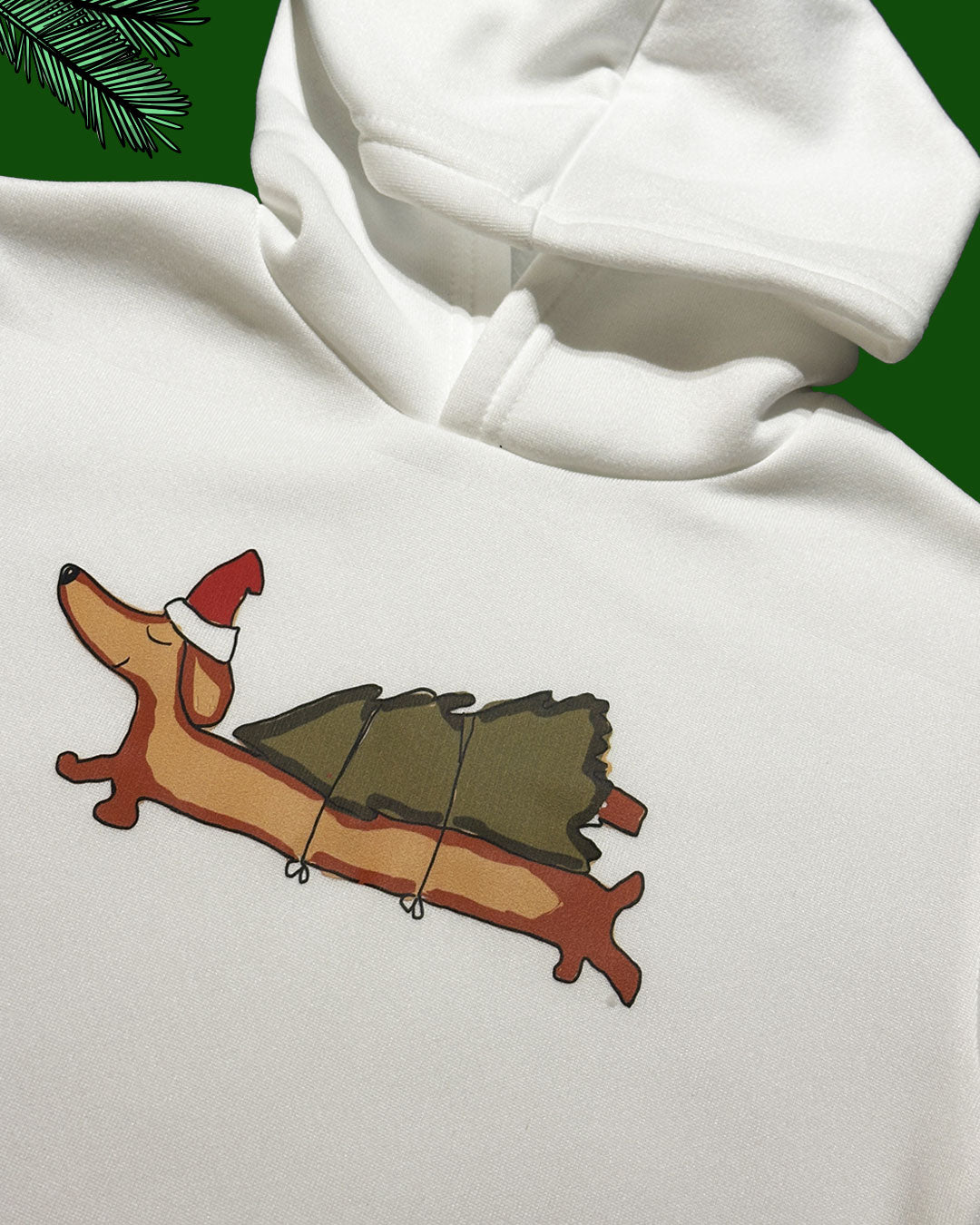 Christmas Hoodie - Happy Dog Design