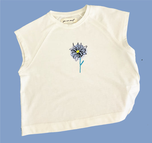 Short sleeve T-shirt - Flower Design