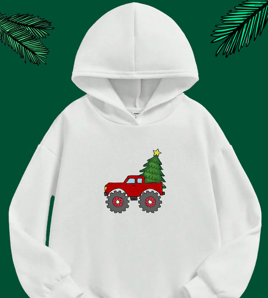 Christmas Hoodie - Truck Design